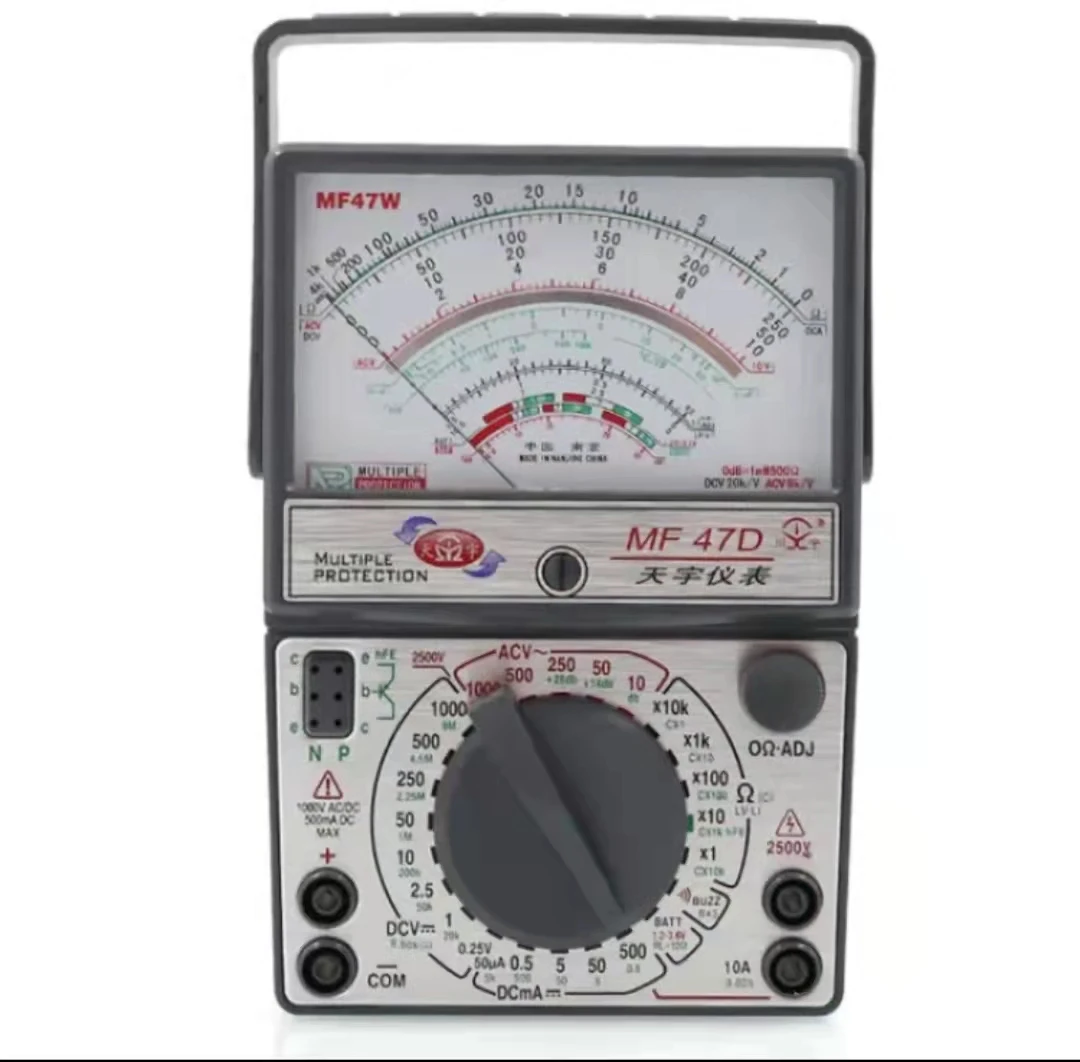 

Nanjing Tianyu высокоточный указатель типа внешний магнитный мультиметр с полной защитой от горения, измеритель электрика MF-47D