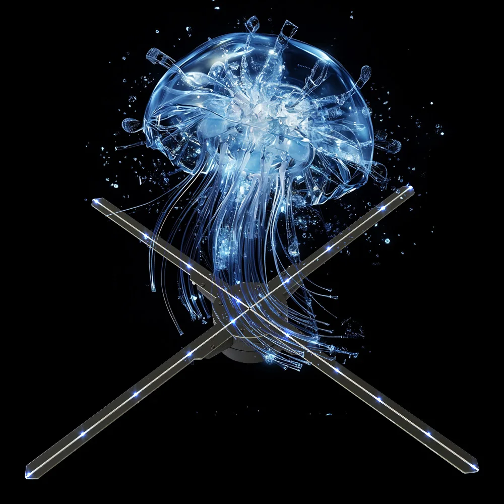 

Дисплей с 3D-светодиодным вентилятором 65 см с анимацией HD для сильных рекламных и маркетинговых стратегий.