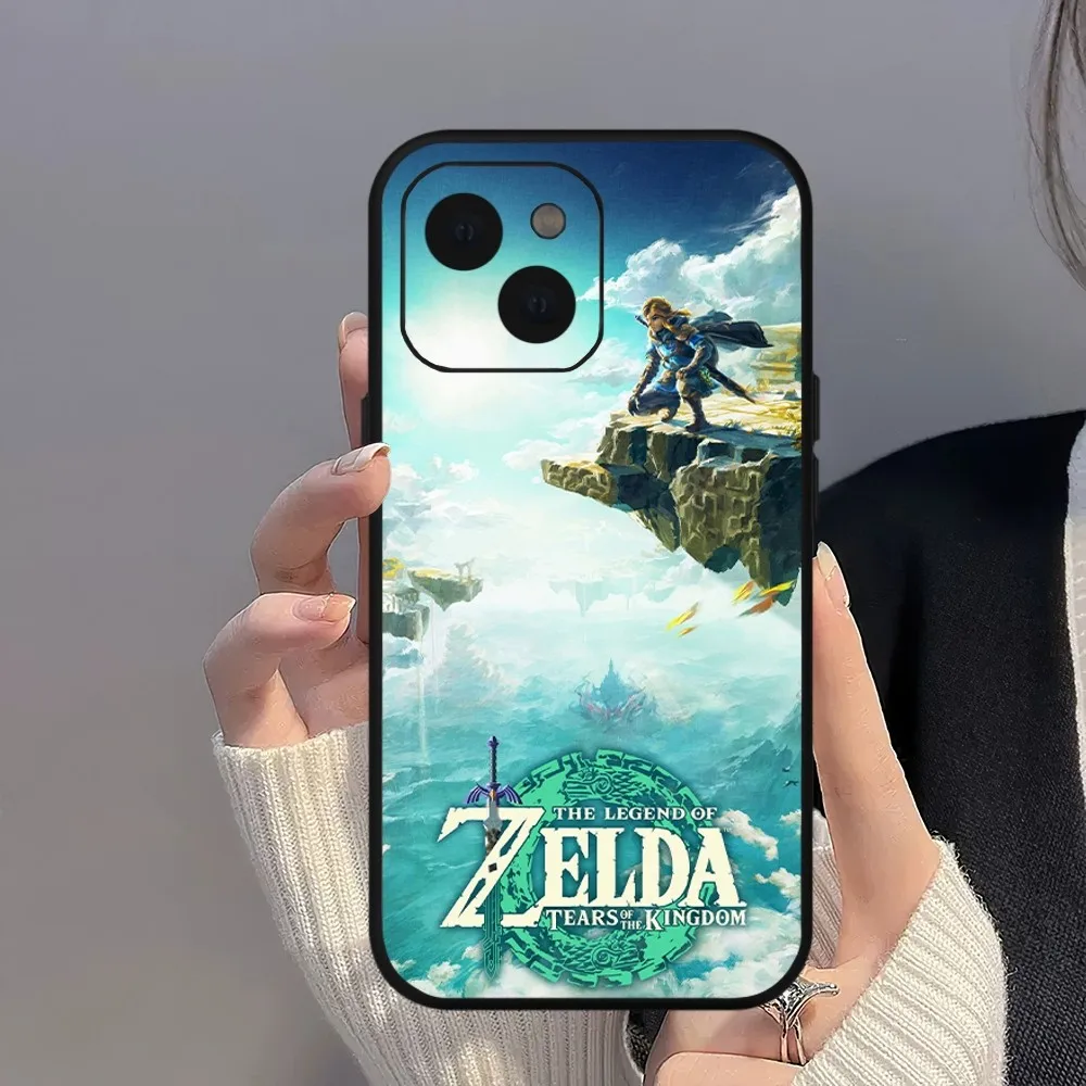 Hot-Z-Zelda-Tears-Kingdom-Game Phone Case For iPhone Mini 11 12 13 14 15 Pro XS Max X Plus SE XR Shell