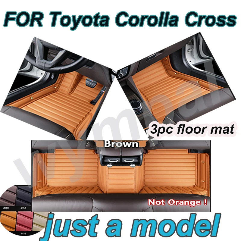 

LUXURY Car Floor Mats For Toyota Corolla Cross 2020 2021 2022