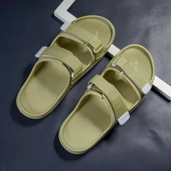 Men Slippers Trend Male Summer New Outdoor Beach Casual Soft Sole Sandals Fashion Women Indoor Home Couple Non-slip Slides