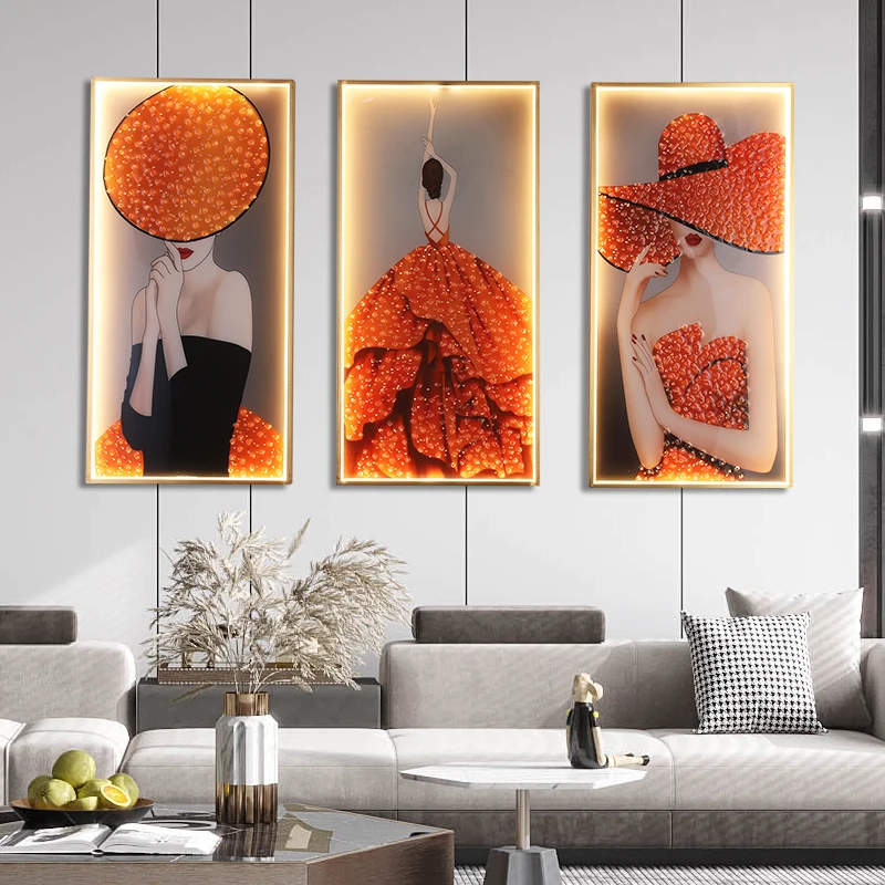 SOFITY Wall Lamps Modern Fashion Three Pieces Suit Sconces Lighting LED Creative For Home