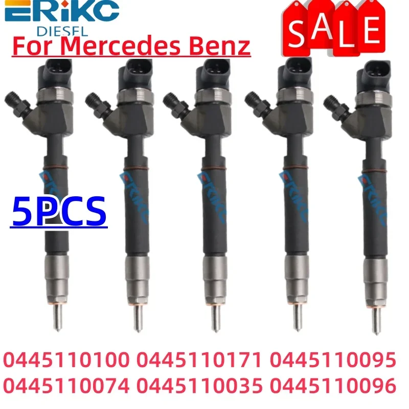 5PCS NEW 0445110100 NEW 0445110171 Diesel Injector Assembly 0445110095 0445110074 0445110035 For BOSCH Mercedes Benz