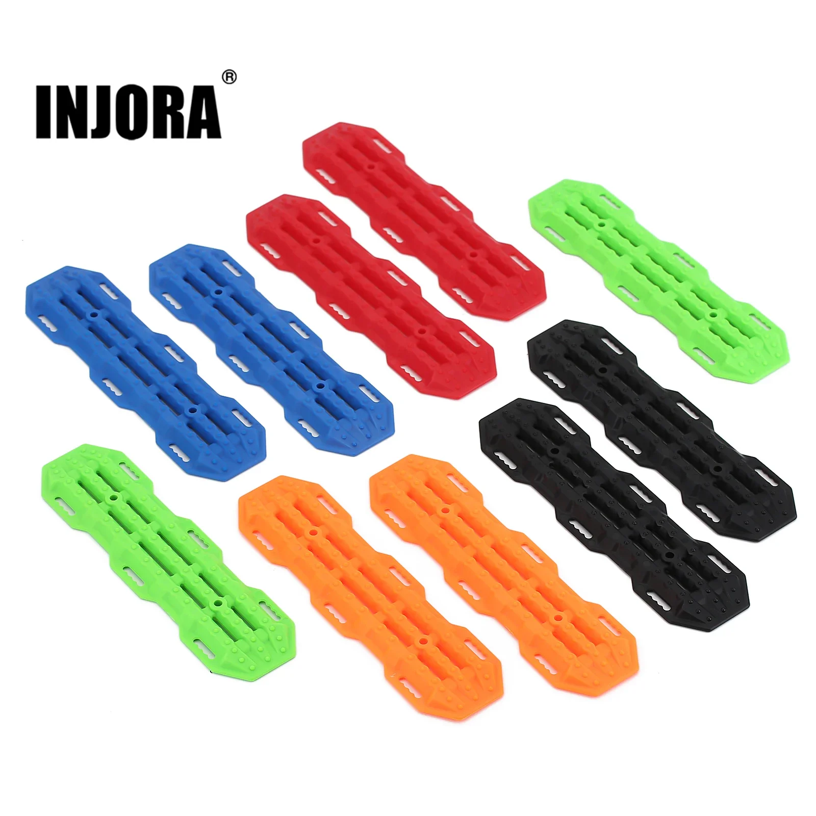 INJORA Plastic Sand Ladder Recovery Ramps Board for 1:10 RC Crawler Axial SCX10 TRX-4 TRX-6 Tamiya CC01 RC Car Accessories