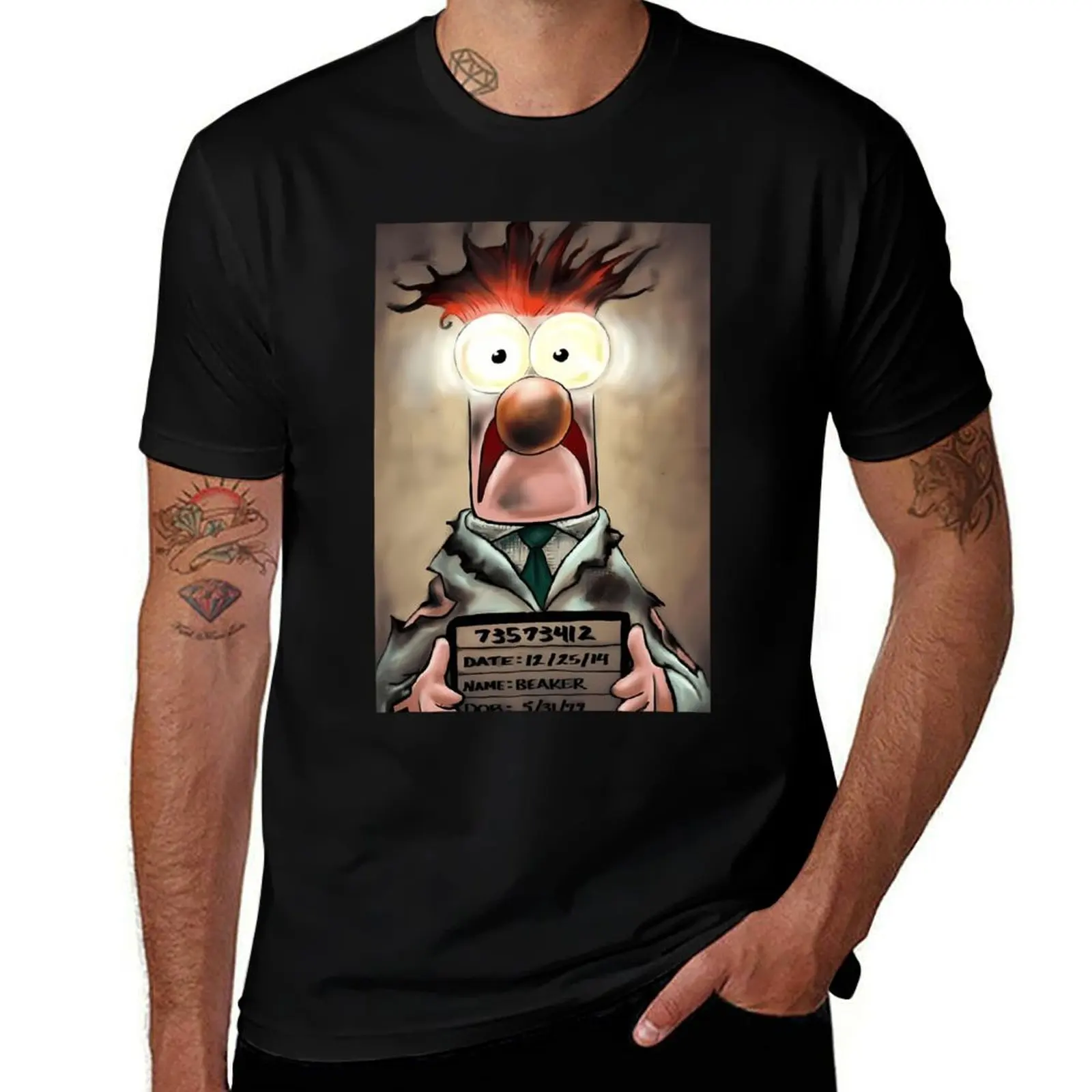 

Beaker Muppets T-Shirt funny t shirts cotton cotton tshirt 100%
