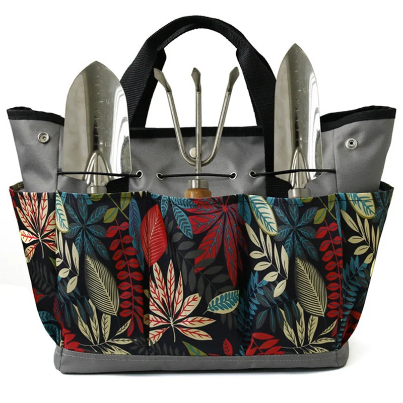 Organizer per borse da giardino, tessuto Oxford 600D, organizer multifunzionale per attrezzi da giardino resistente, riutilizzabile per esterni