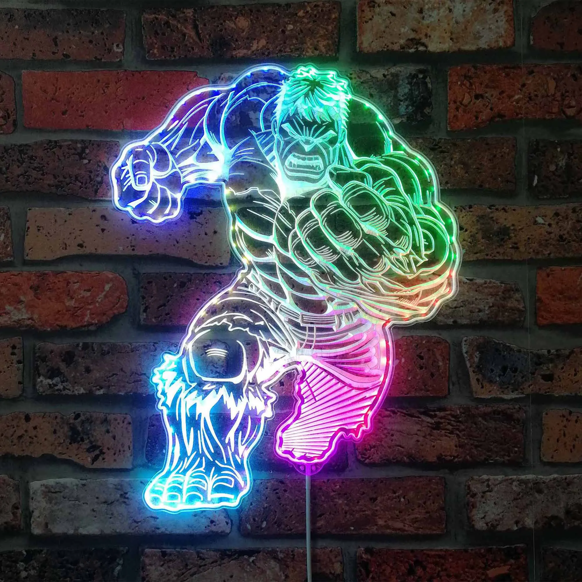 

Hulk Neon LED Sign, Gamer Night Light LED Sign, Game Room Neon Sign