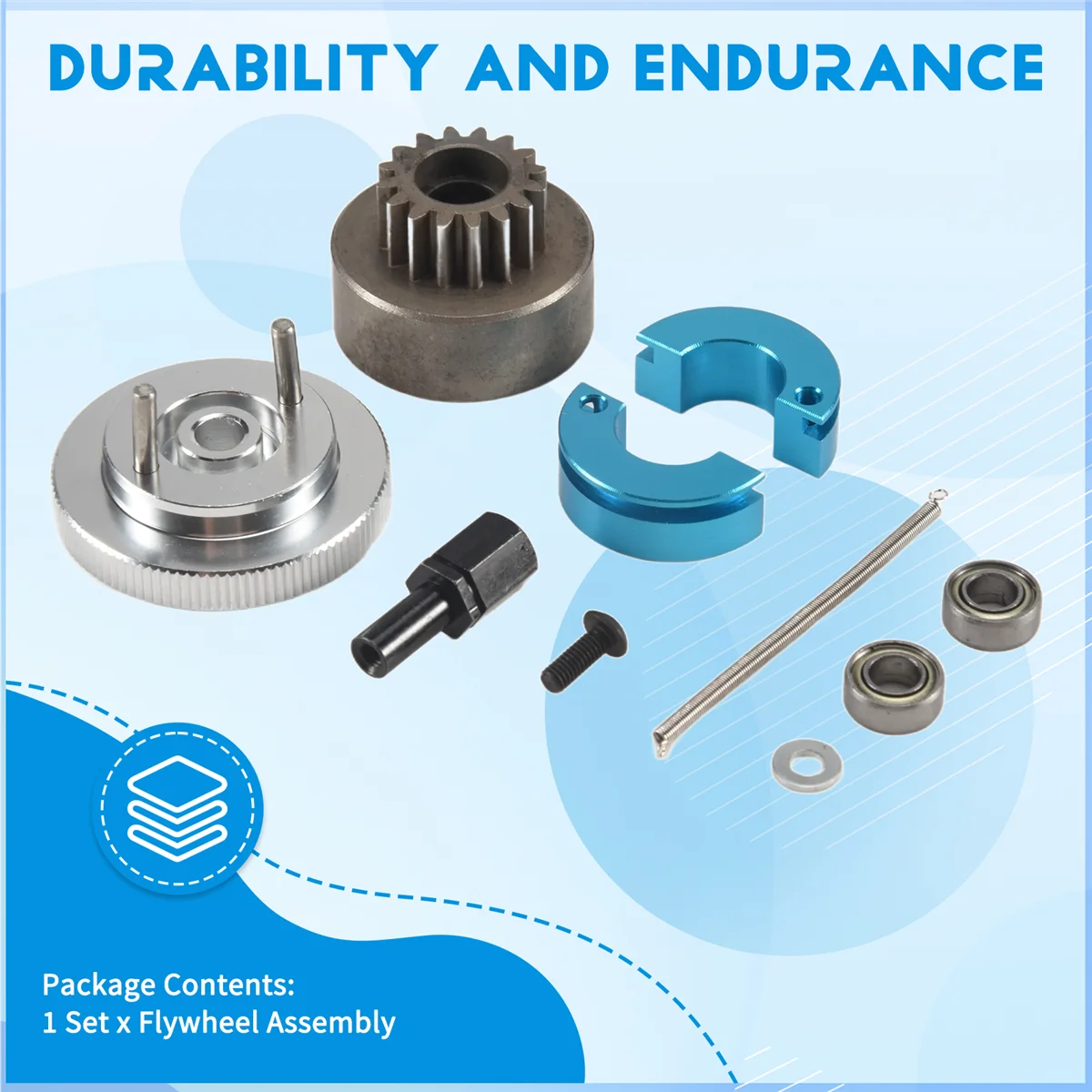 حار RC 14T مخلب جرس + أحذية مع الربيع + دولاب الموازنة مجموعة أدوات الجمعية ل Redcat بركان S30 SH-18 VX-18 أجزاء المحرك نيترو