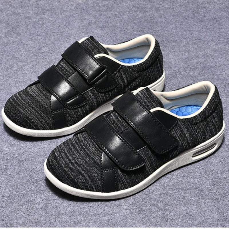 

Men's and Women's Fat and Wide Walking Casual Shoes Large Size Swollen Feet Postoperative Velcro Shoes for Bones