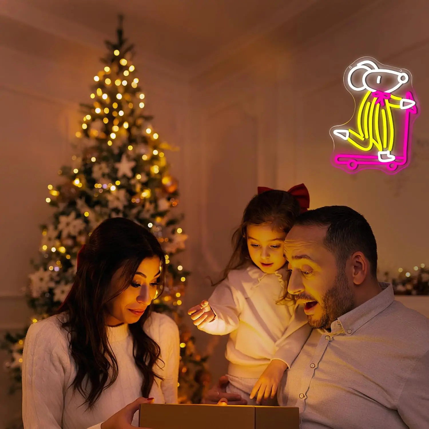 Skateboard Muis Neon Sign Interessante Cartoon LED Neon Light voor Man Cave Toy Store Slaapzaal Bar Club Shop Art Verjaardagscadeaus