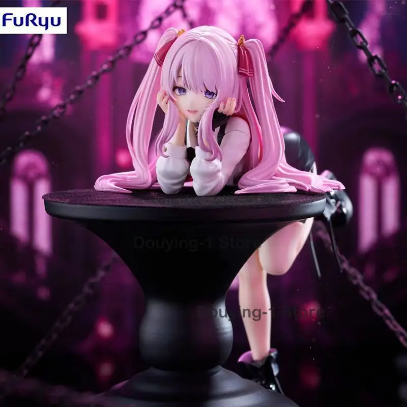 In Stock Fu Ryu Nikke Yuni Instant Noodles Lid Figure Display Item Desktop Ornament Pvc Anime Action Figura Toy