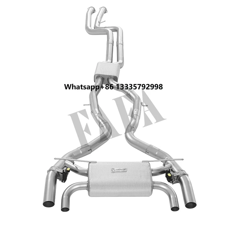 

For BMW' M2C F87 3.0T Car Exhaust System Middle End High Performance Cat Back Downpipe Electric Exhaust Valve Muffler