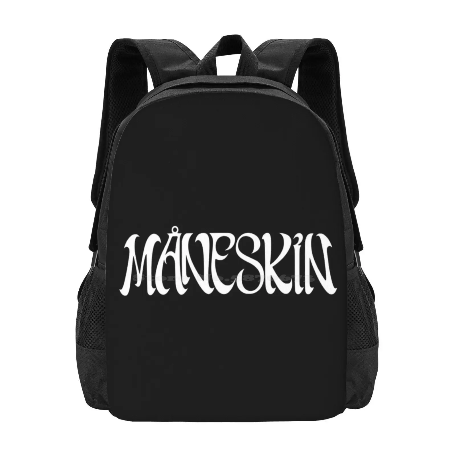 Maneskin Rock Band M?Neskin Pattern Design Bagpack, Mochilas escolares, Maneskin, Zitti E Buoni, ESC 2021, 21