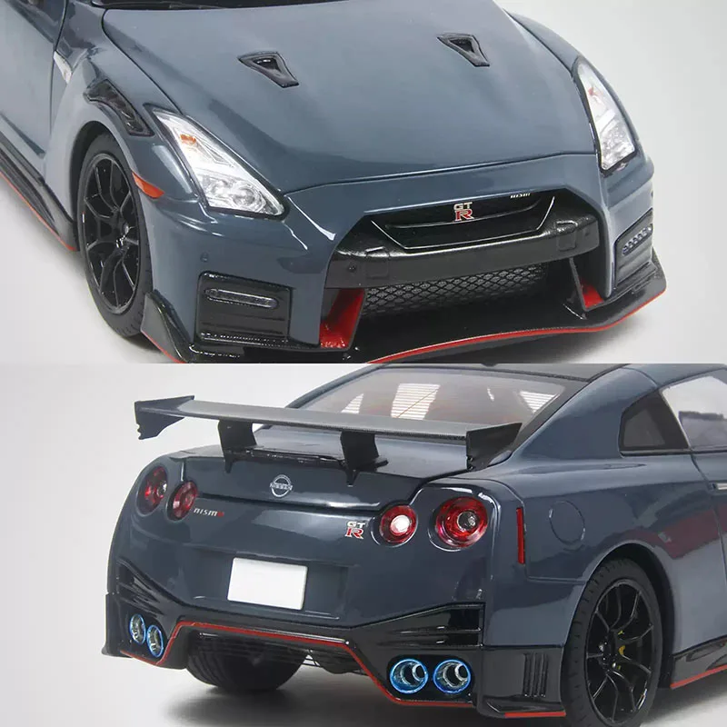 Paudi Diecast 1/18 Scale 2022 GTR GT-R R35 Alloy Simulation Car Model Ornament Souvenir Display Collection Hobby Gift