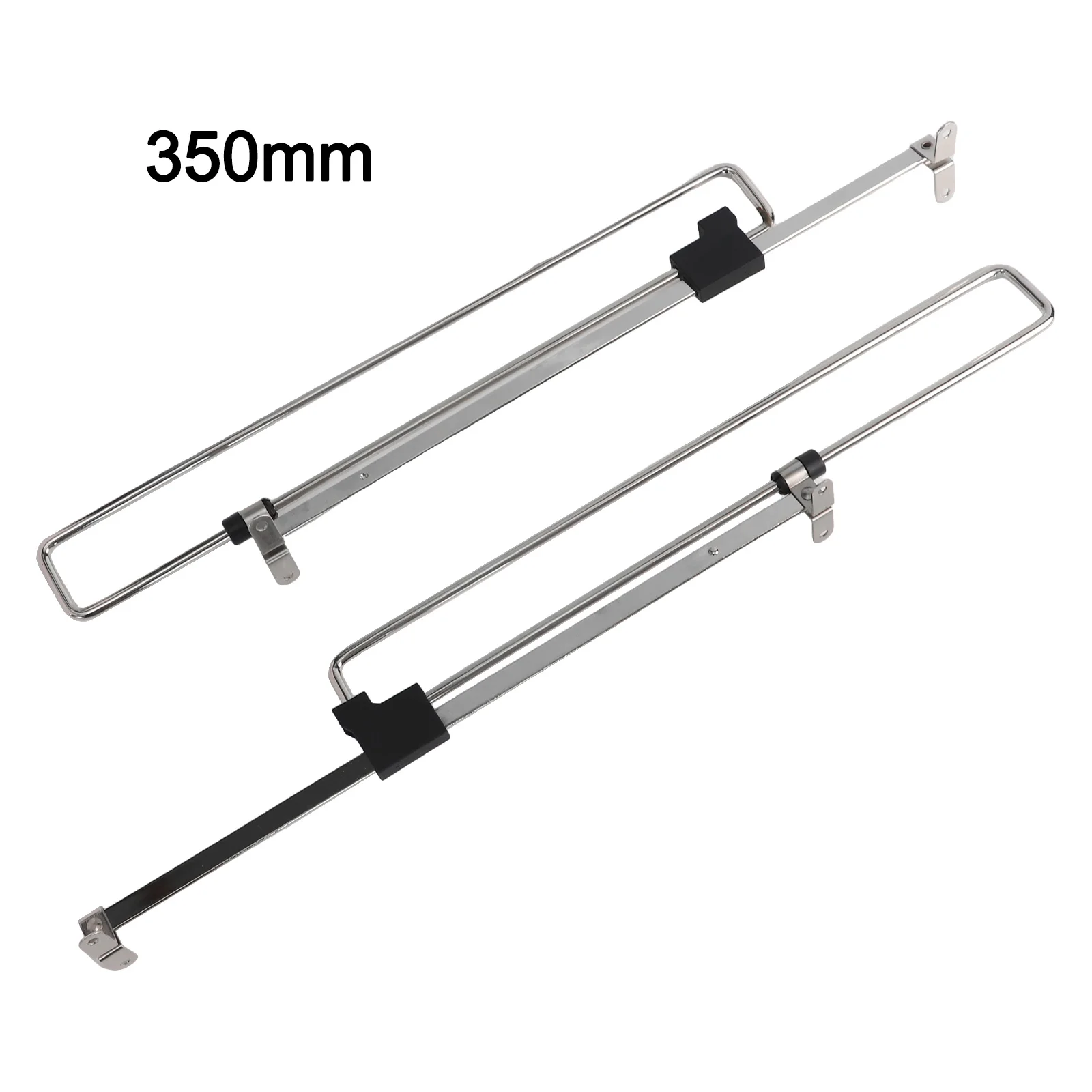 2pcs Retractable Closet Pull-Out Rods Adjustable Telescopic Hangers For Wardrobe And Laundry Room