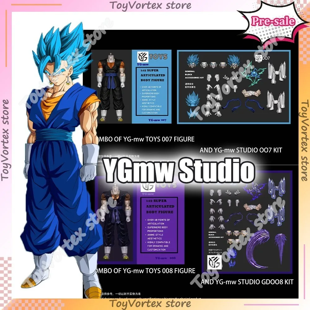 

OC Toys Ygmw Studio Dragon Ball Z SHF Long Yingwu Taoist Veget 07/08 Ultimate Combination Vegetable 3.0 Action Figures Models