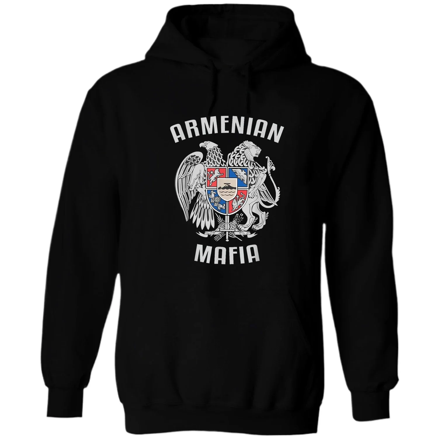 Armenian Mafia Armenia Coat of Arms Symbol Pullover Hoodie Comfortable Cotton Casual Mens Sweatshirt Patriotic Streetwear