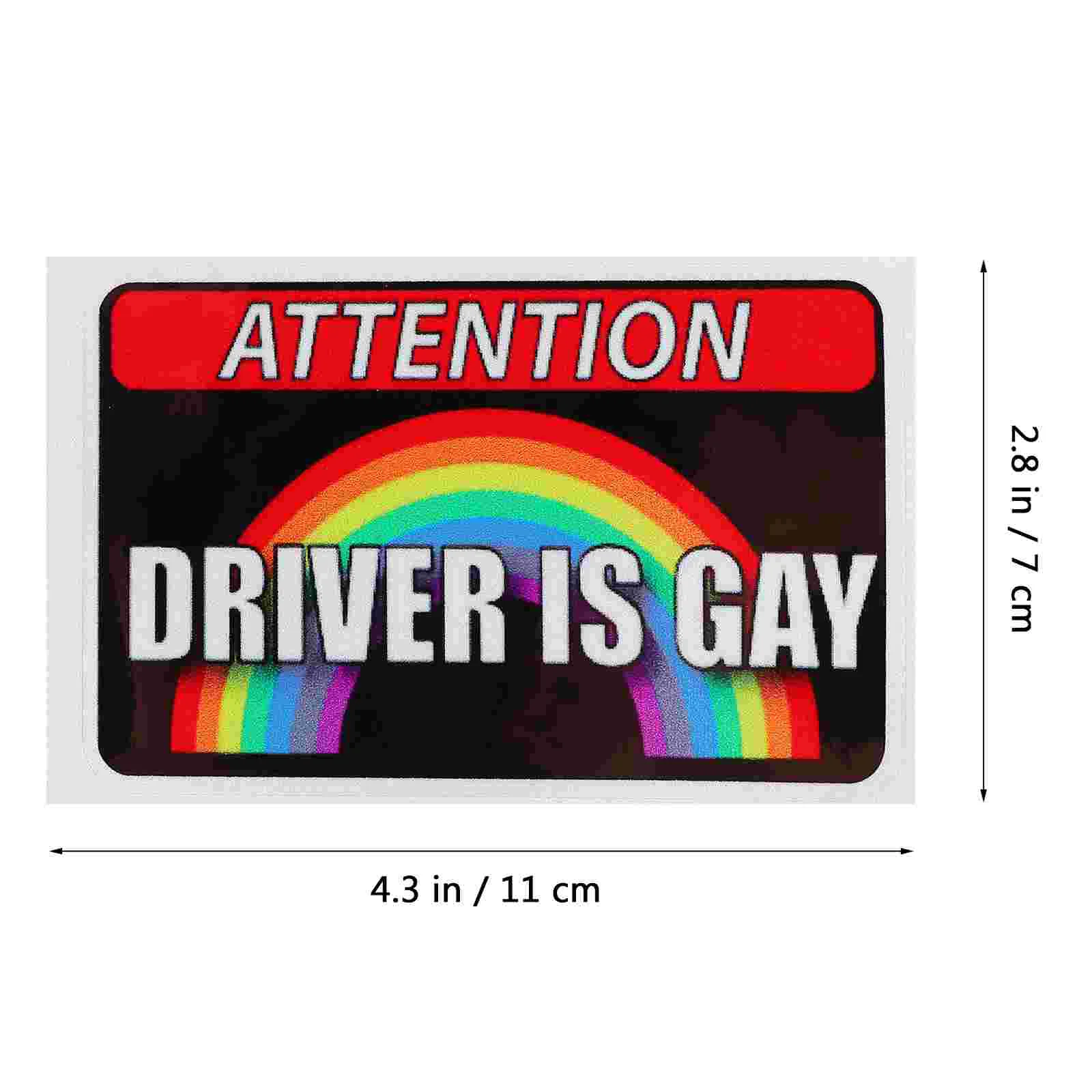 I Love Gay Stickers Decorative Decals Reflective Interesting Homosexuality Theme Car