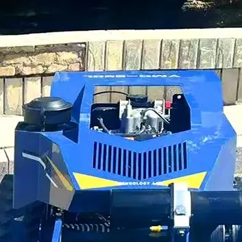 맞춤형 원격 제어 잔디깎이 자주식 크롤러 지능형 제초 로봇 릴 브러시커터