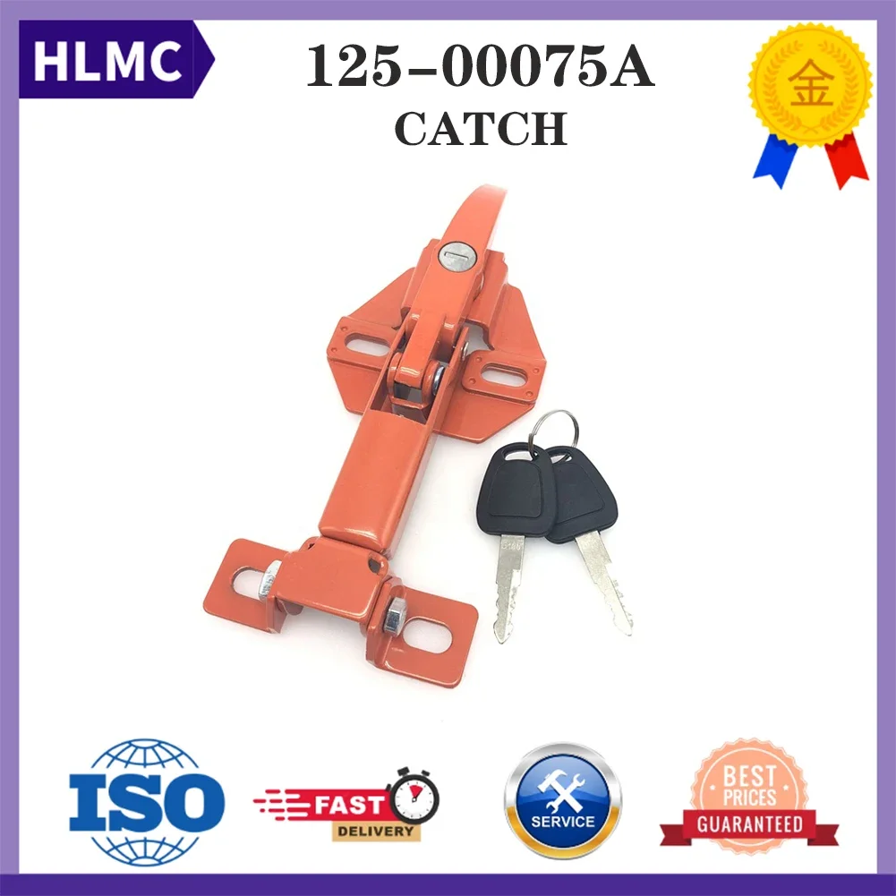 

DH220-V DH130-V DH300-V DH420-V DH220-7 Замок крышки капота двигателя Защелка капота для деталей экскаватора Doosan 125-00075A