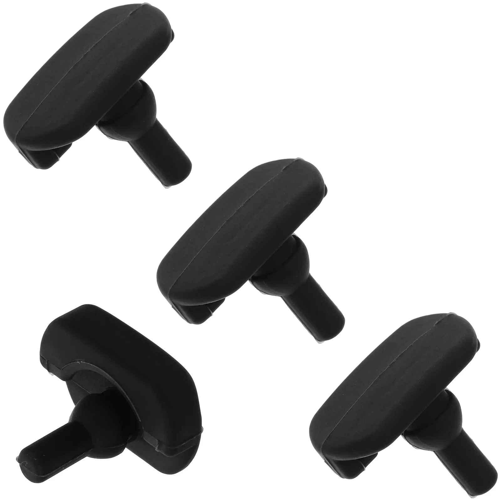 4Pcs Air Fryer Tray Feet Bumpers Protective ABS Covers Non-Scratch Replacement Accessories Airfryer Parts Air Fryer Bumpers