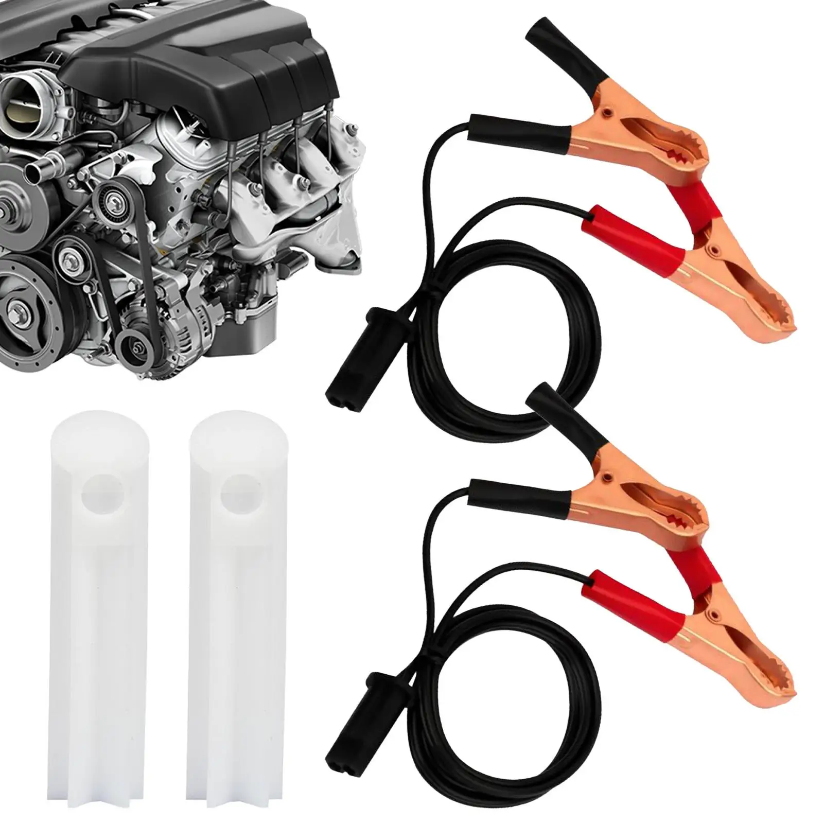 Kit di pulizia per iniettori Kit di strumenti per la pulizia Adattatore per scarico iniettori automobilistici con cavo di prova per veicoli per la cura preventiva del camion SUV