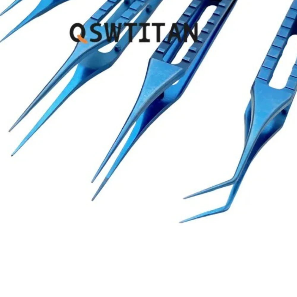 แหนบจับติดตา 115 มม./85 มม./110 มม. แท่นผูกไหม แหนบผูกไหม ด้ามแบน แหนบทันตกรรม เครื่องมือจับติดตา