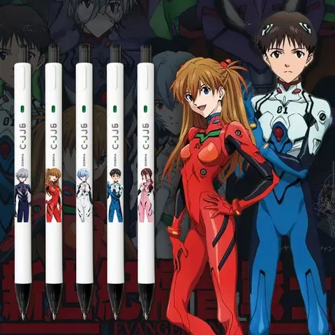 Ny Neon Genesis Evangelion Asuka Nagisa Kaworu Creative Cartoon Student Brush Exam Essentials Snabbtorkande Smooth Press gelpenna 10 best sales penna penna evangelion - №2