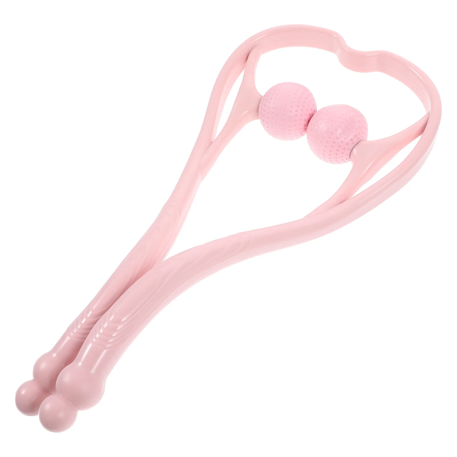 

Розовый массажный ролик для шеи, легкий портативный инструмент для самомассажа для офиса, дома, путешествий, устройство для глубокого облегчения мышц