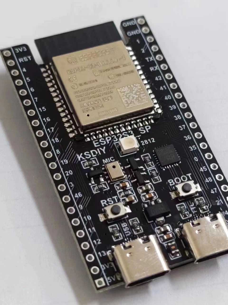 ESP32-S3 LVGL Core Board SP Development Board Speech Recognition Audio