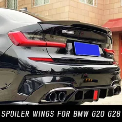 2019 20 21 22 23 BMW 3 시리즈 G20 G28 G80 M4 MP PSM 스타일 리어 트렁크 리드 자동차 스포일러 윙, 외부 튜닝 액세서리 부품