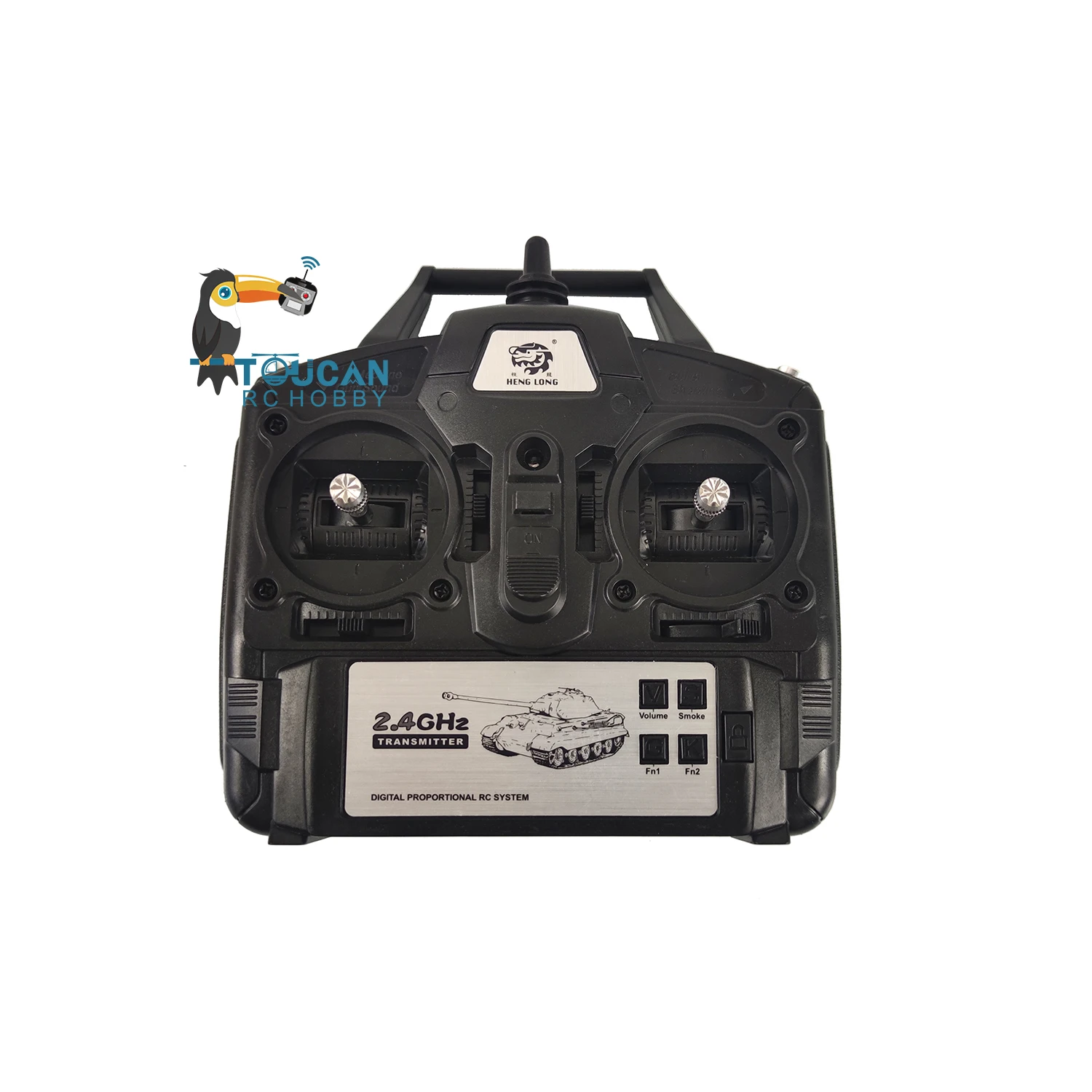 Controlador de rádio transmissor de geração 2.4Ghz 7.1 7.0 para modelo de tanque de batalha Henglong 1/16 RC com recursos avançados