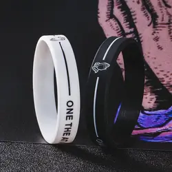 1PC Waterproof Rubber Bangle Serenity Prayer Bracelet Praying Cuff Silica Gel Jewelry Unisex Party Outdoor Decor Crafts