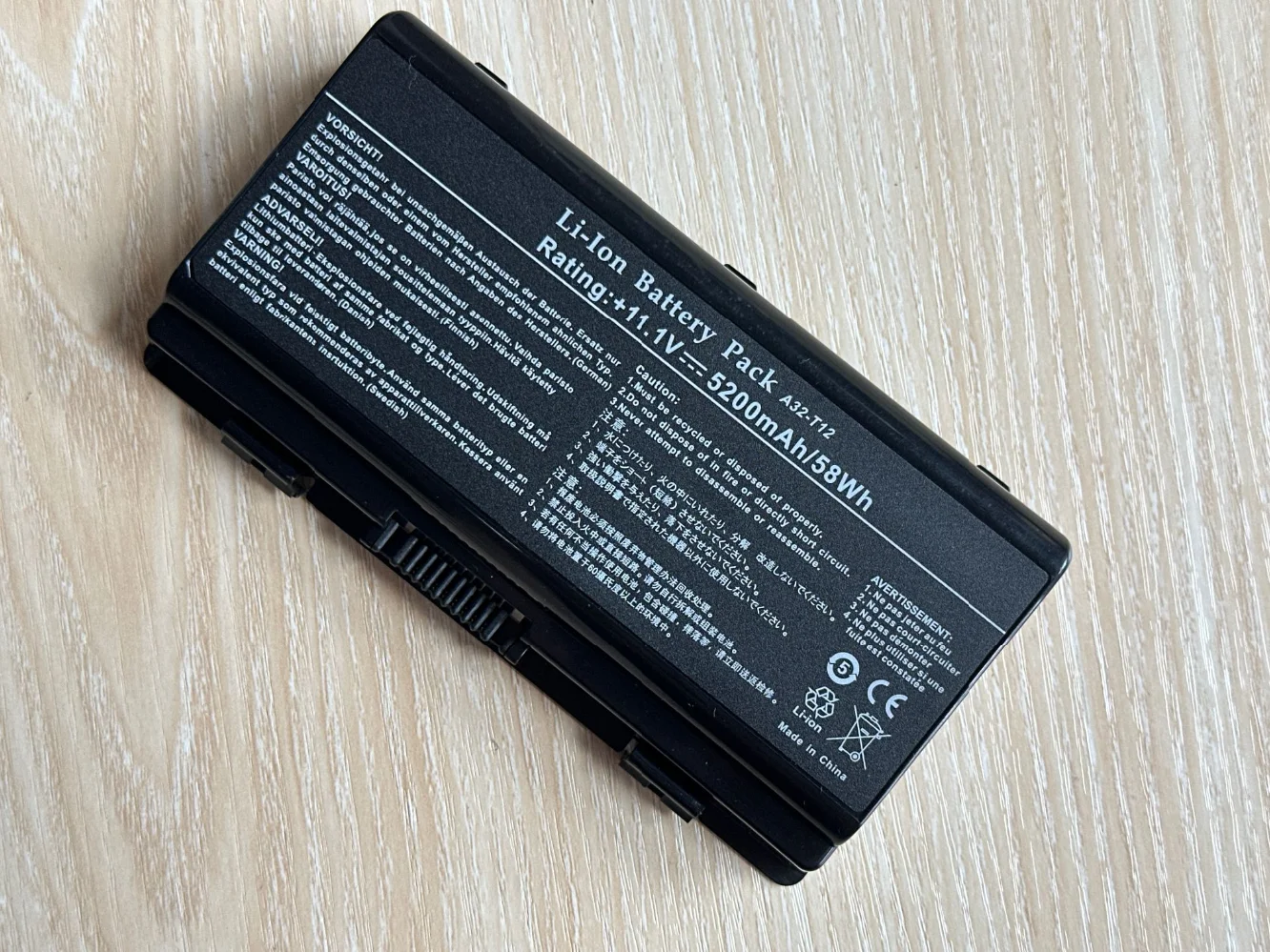 A32-X51  A32-T12 Laptop Battery for ASUS X51 X51C X51RL X51H X51L X51R X51RL T12J XT12 X58 X58C X58L T12B T12C T12ER