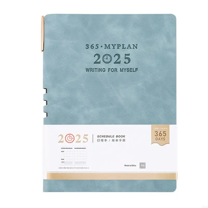 T5EA 2025 Daily Weekly Monthly Planner Notebook Day Planner dari 01.2025-12.2025