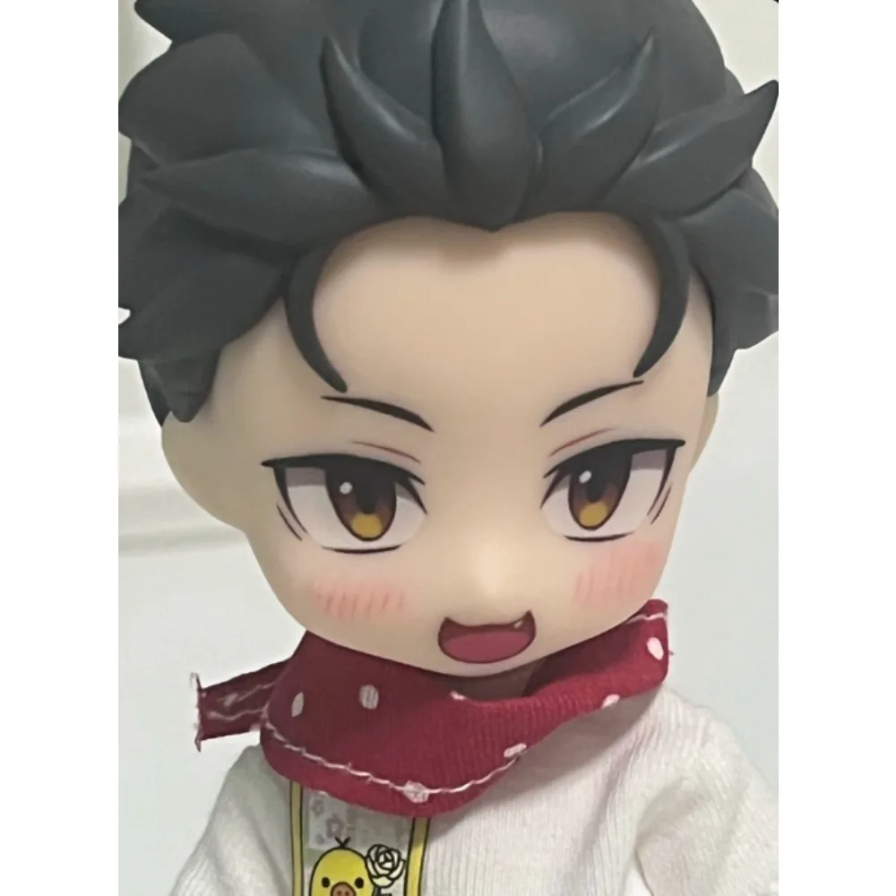 ナツキ スバル Natsuki Subaru  Ob11 Doll Hair Face II Dottore Handmade Wig Game Anime Cosplay Accessories Replacement Wig Toys Gifts