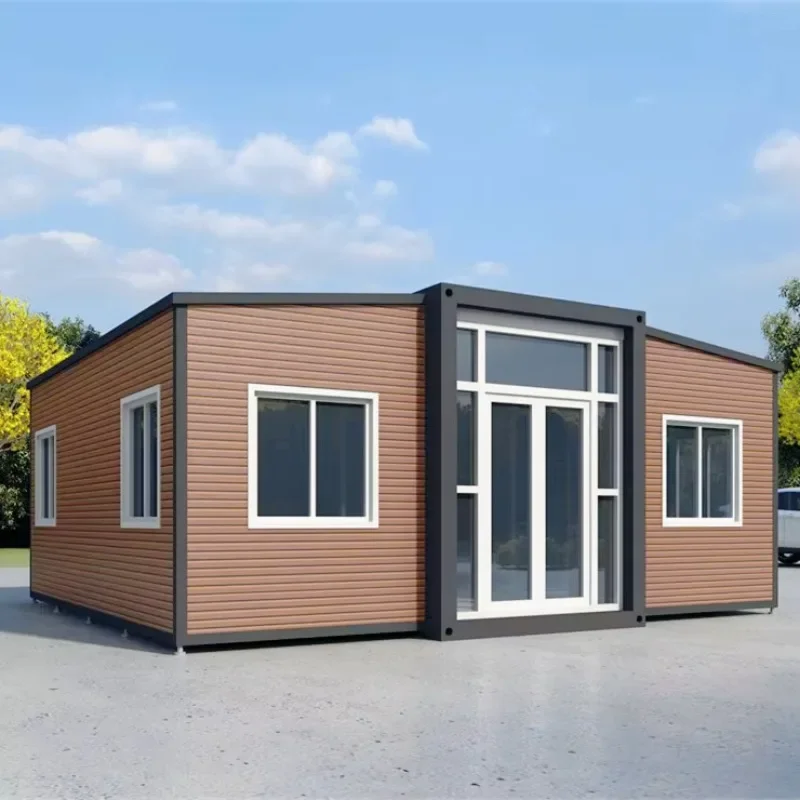 20Ft Luxury Prefab Container House Modern Mobile Prefabricated Home 3 Bedroom with Kitchen Wind-Resistant Tiny Homes for Sale