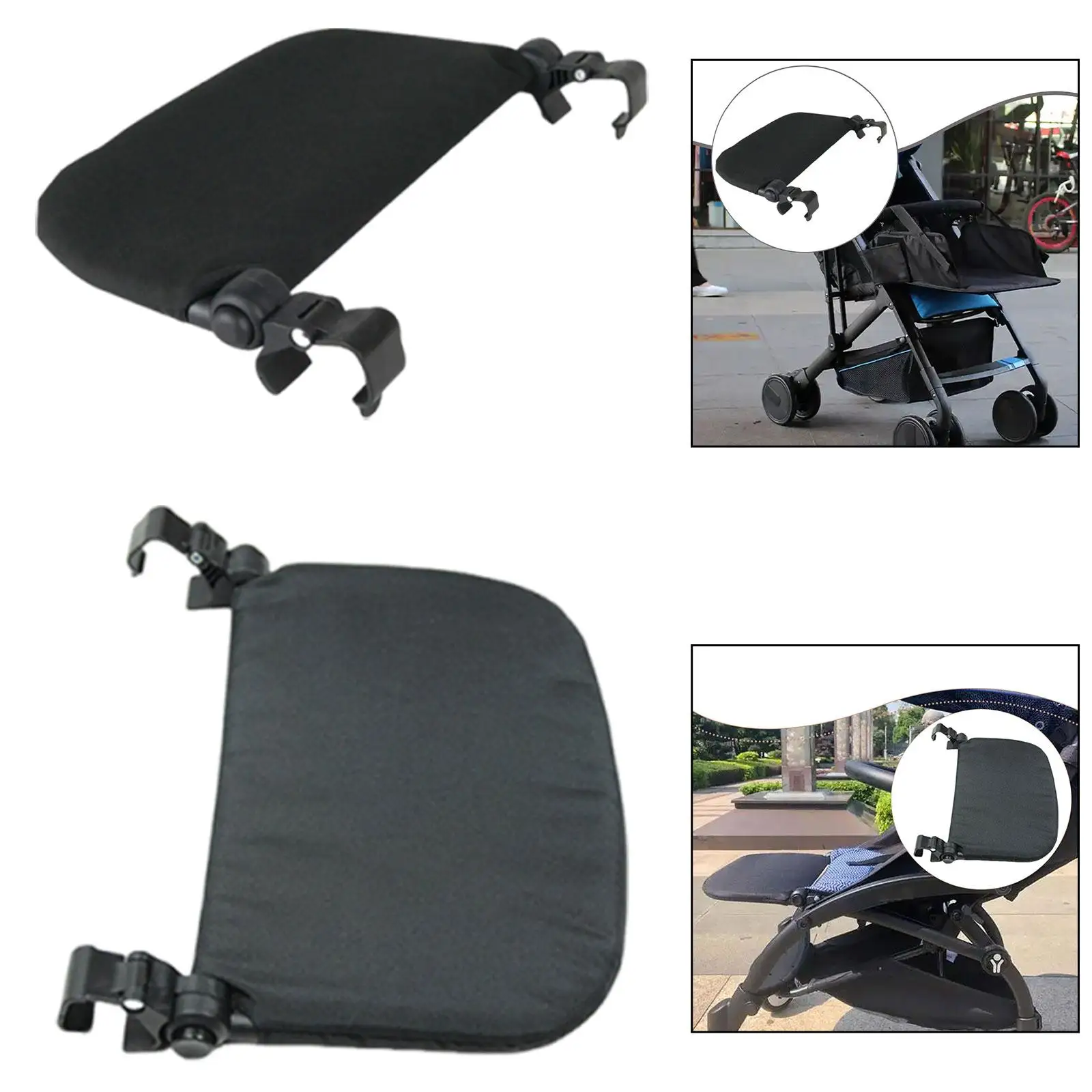

Extended Stroller Footrest Foot Support Extension Board Footboard Stroller Leg Support for Infant Child