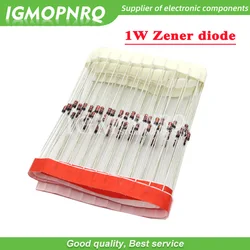 100 sztuk 1W dioda zenera DO-35 1 n4735a 6 v2 1 n4734a 5 v6 1 n4733a 5 v1 1 n4732a 4 v7 1 n4731a 4 v3 1 n4730a 3 v9 1 n4729a 3 v6 1 n4728a 3 v3