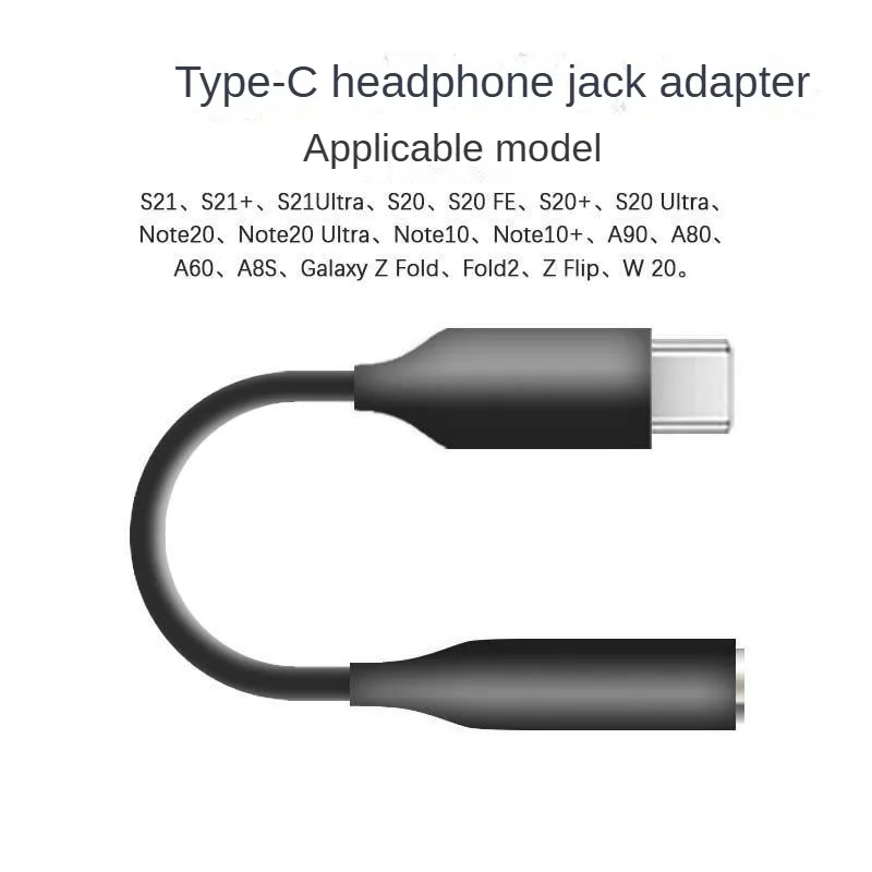 Originele Usb Type C Naar 3.5Mm Aux Adapter Type-C 3.5 Jack Audiokabel Voor Samsung Galaxy S24 S23 S22 S21 S20 Ultra + A55 A35 A30