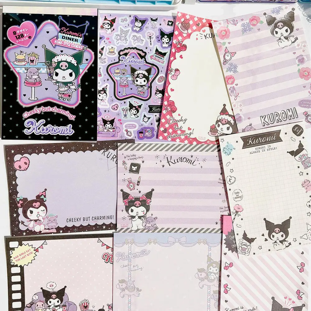 سانريو الكرتون دفتر كورومي ميلودي سينامورول المفكرة الكتب مذكرة الوسادة الحلو المحمولة اليد حساب كتاب اللون الصفحة الداخلية #3