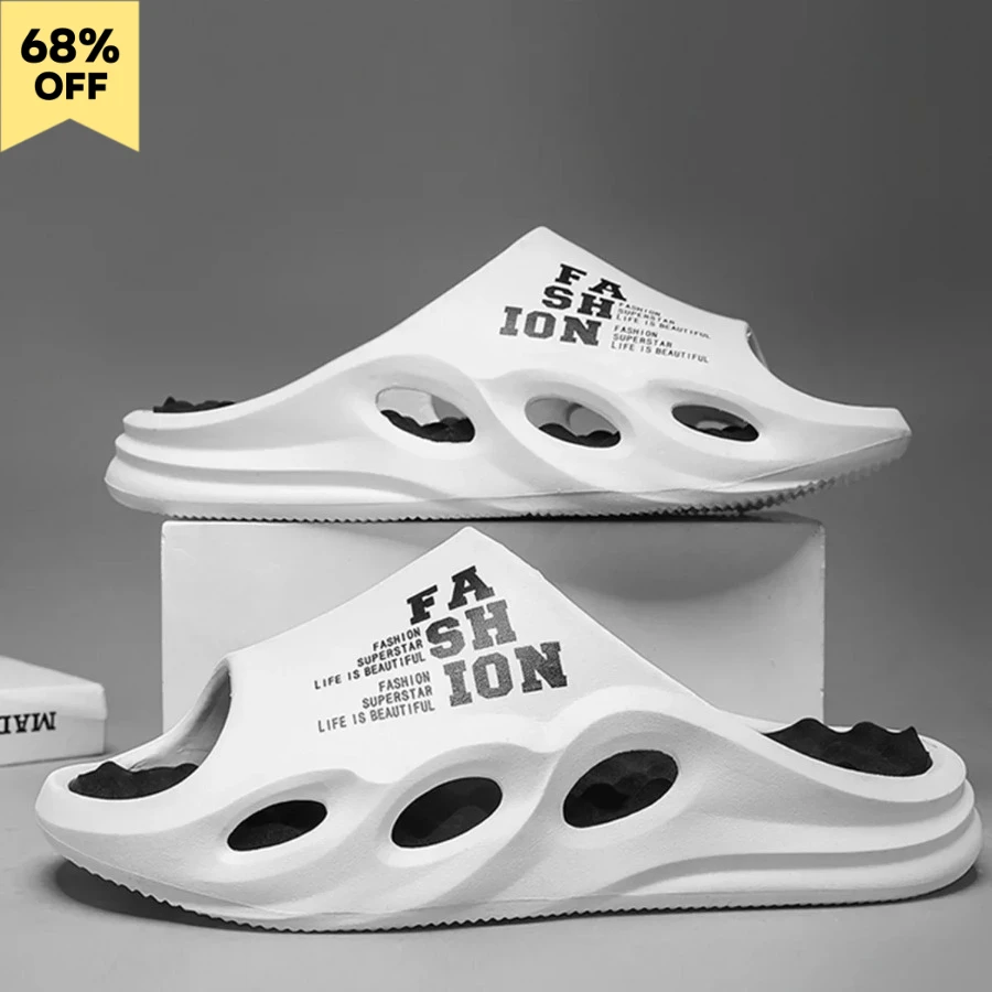 

Men Fashion Massage Slippers Indoor/Outdoor Sandals Beach Flip Flop Thick Sole Male Slides Summer Non-Slip Men Shower Slippers