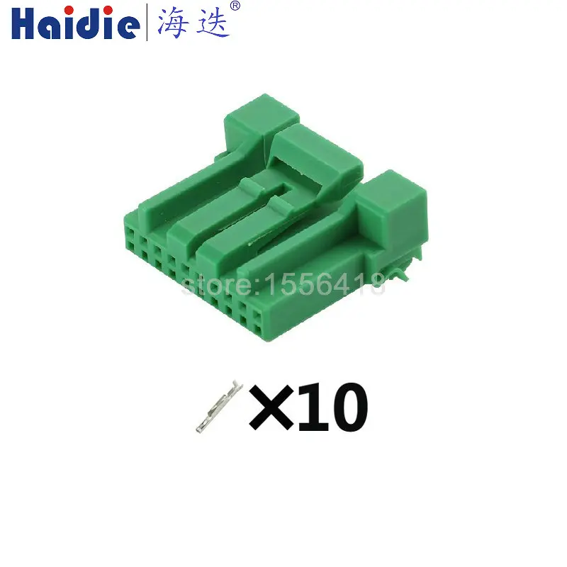 1-50 sets JAE 10pin auto plastic cable wiring harness unsealed cable connector IL-AG5-10S-S3C1