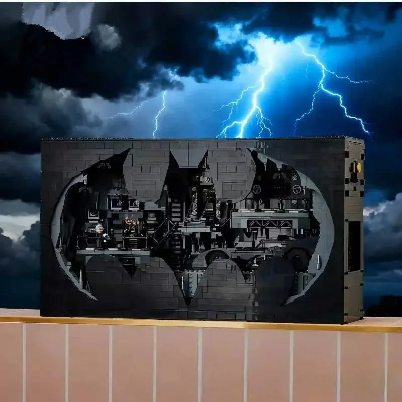 76252 Bat Batcave Shadow Box 3981Pcs Model Bricks Modular Building Blocks Sets Adults Kids Collect Toy Christmas Gifts