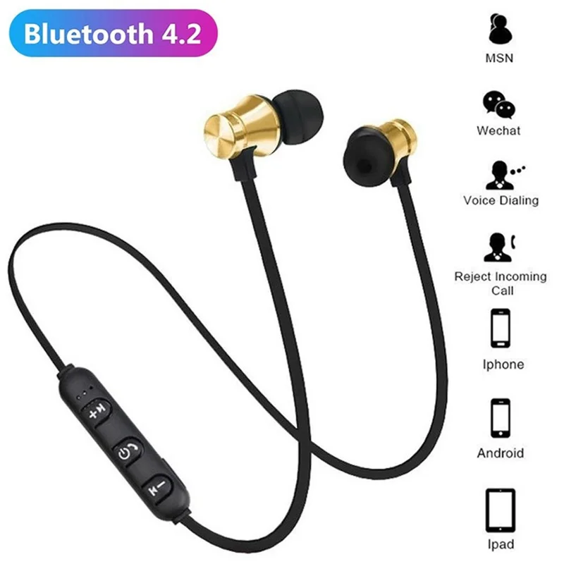Wireless Bluetooth Earphone Sport Earbud Lightweight Neckband Earbuds Long Wear Comfort Earbuds Commuting Music Call Accessories