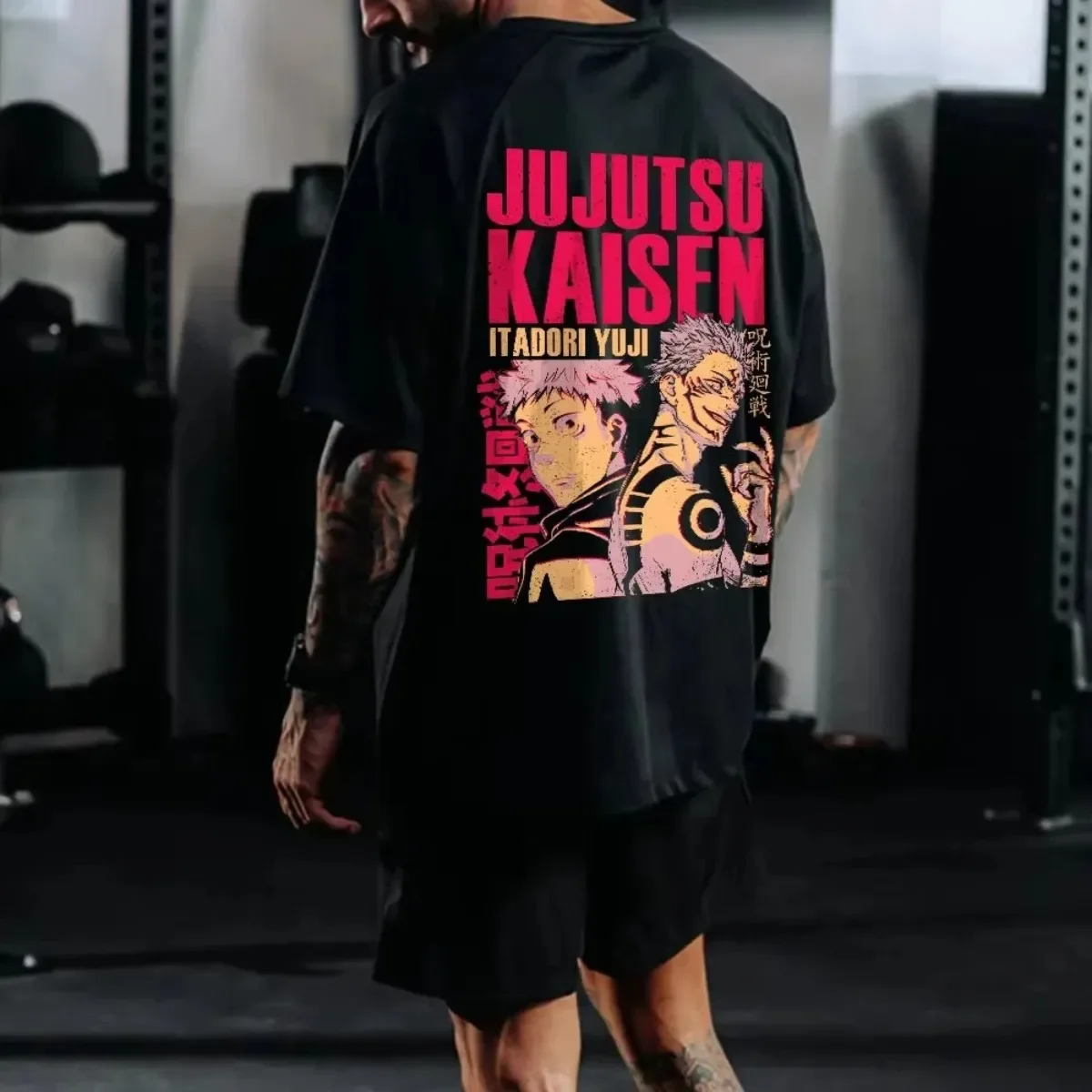 Jujutsu Kaisen Itadori Yuji Anime Herren Neu Heiß 2025 T-Shirt Sommer Baumwolle Streetwear Damen Grafik-T-Shirt Lässiges Oberteil Japanische Manga