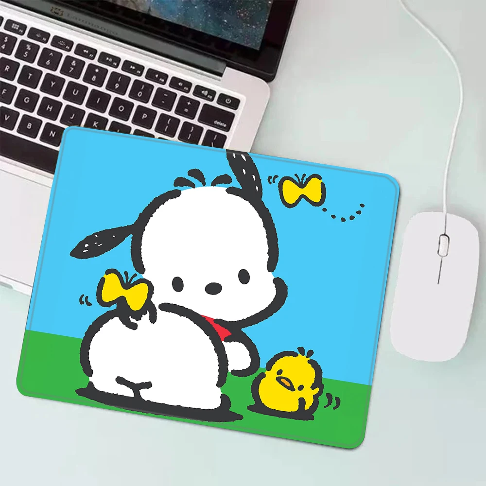 Bonito Pochacco Cartoon Gaming Mouse Pad, XS Pequeno Mousepad para PC Gamer, Decoração Desktop, Office Mouse Mat, Deskmat, Tapete