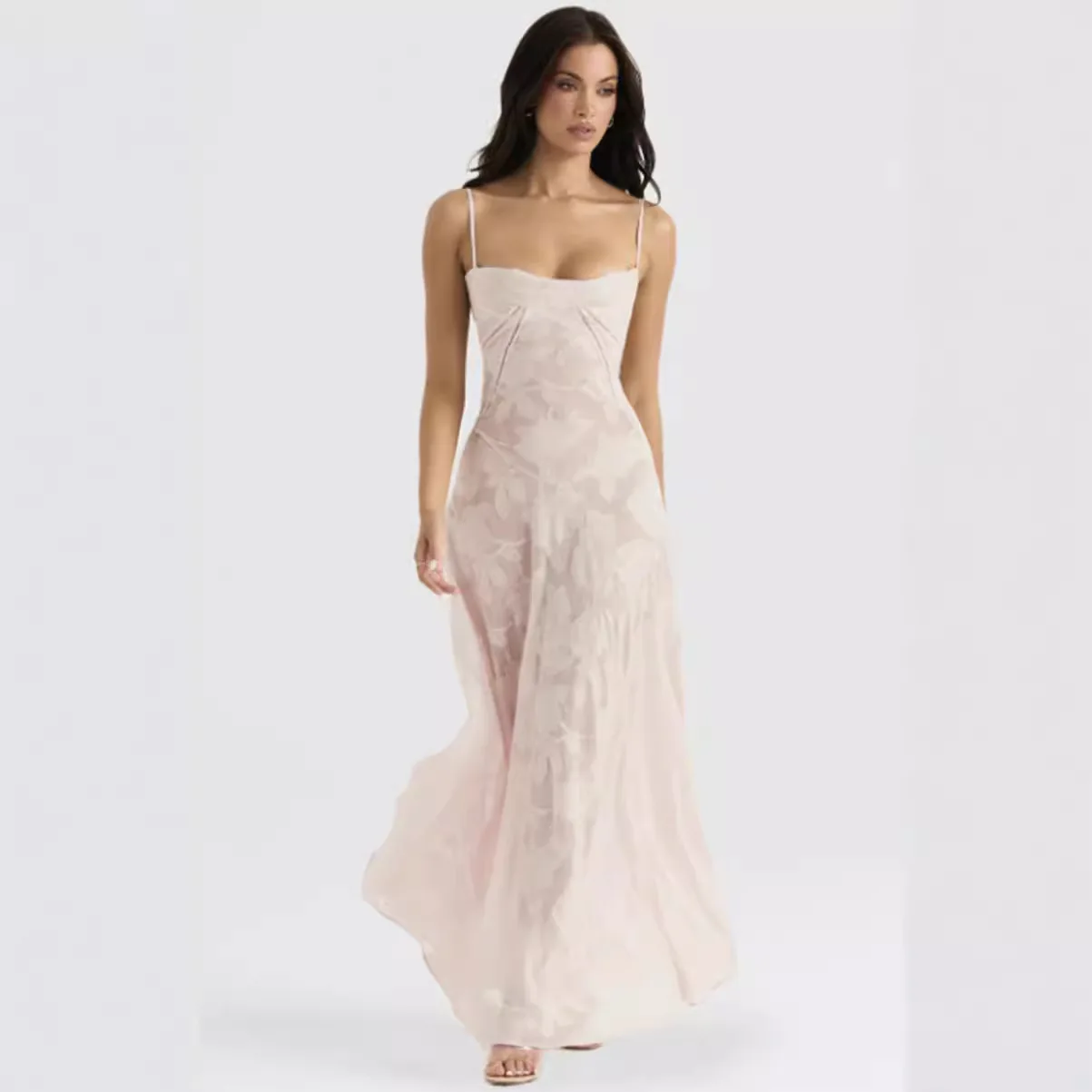 Lace Camisole Dress Summer Dresses for Women Sexy Sleeveless Tie Front Bohemian Holiday Maxi Dresses