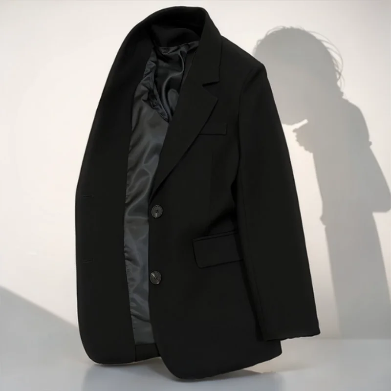 

Женский молодежный пиджак в клетку из льна и хлопка, свободного кроя, в стиле преппи, с металлической цепочкой на плече, минималистичный, бесшовный