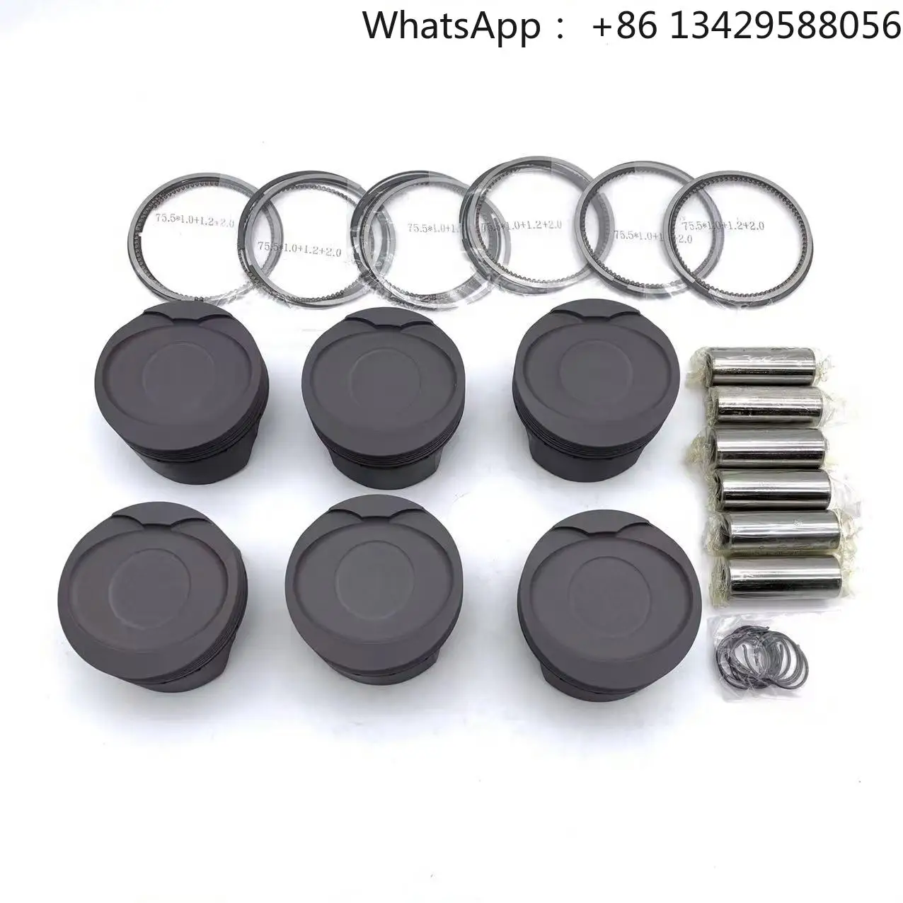 1G-FE Forged Piston Kit For LEXUS IS200 1G-FE 75.5mm CR9:1